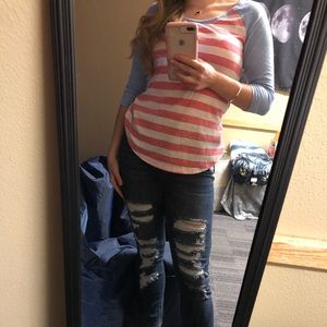 Mossimo Three-Quarter Sleeve Shirt